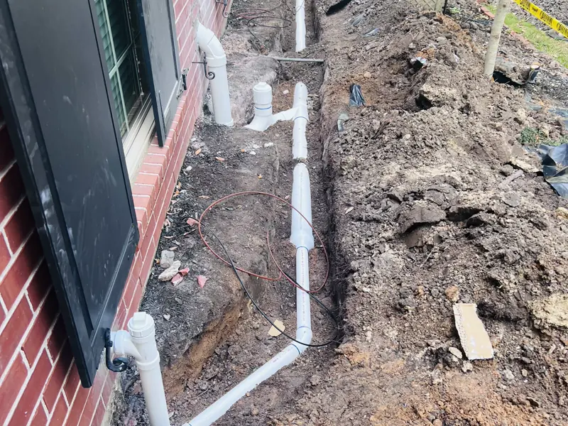 A main line replaced end to end, then filled and held — 4 of 9