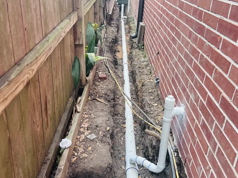 A main line replaced end to end, then filled and held — 3 of 9
