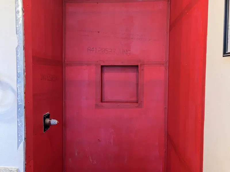 Shower rebuilt from the studs out