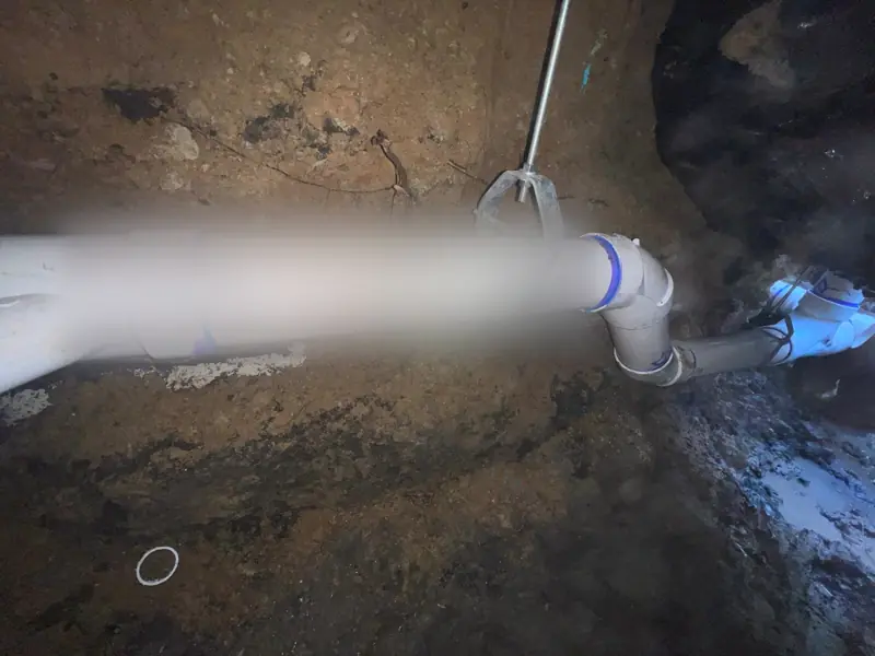 A new main hung the length of a hand-dug tunnel — 2 of 3